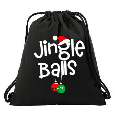 Jingle Balls Tinsel Tits Funny Matching Couple Chestnuts Drawstring Bag