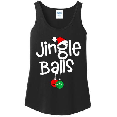 Jingle Balls Tinsel Tits Funny Matching Couple Chestnuts Ladies Essential Tank