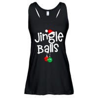 Jingle Balls Tinsel Tits Funny Matching Couple Chestnuts Ladies Essential Flowy Tank