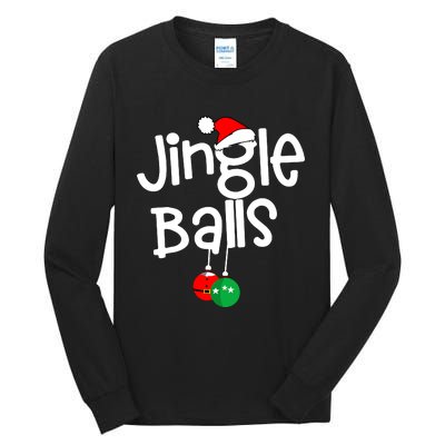 Jingle Balls Tinsel Tits Funny Matching Couple Chestnuts Tall Long Sleeve T-Shirt