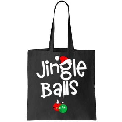 Jingle Balls Tinsel Tits Funny Matching Couple Chestnuts Tote Bag