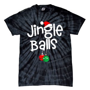 Jingle Balls Tinsel Tits Funny Matching Couple Chestnuts Tie-Dye T-Shirt