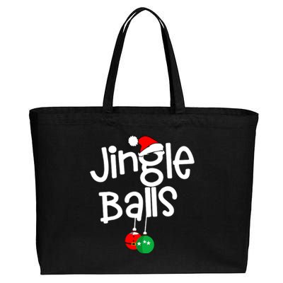 Jingle Balls Tinsel Tits Funny Matching Couple Chestnuts Cotton Canvas Jumbo Tote