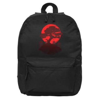 Japanese Bonsai Tree Scene 16 in Basic Backpack