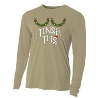 Jingle Balls Tinsel Tits Chestnuts Christmas Couple Matching Cooling Performance Long Sleeve Crew