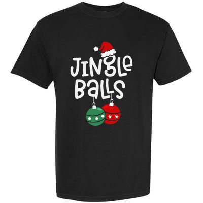 Jingle Balls Tinsel Tits Funny Matching Couple Chestnuts Garment-Dyed Heavyweight T-Shirt