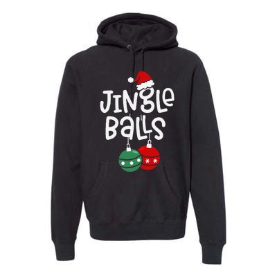 Jingle Balls Tinsel Tits Funny Matching Couple Chestnuts Premium Hoodie