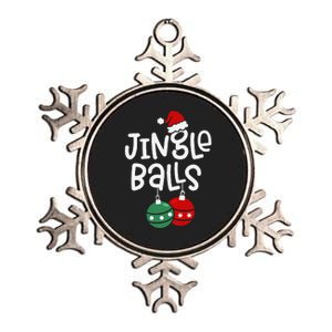 Jingle Balls Tinsel Tits Funny Matching Couple Chestnuts Metallic Star Ornament