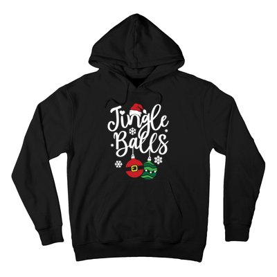 Jingle Balls Tinsel Tits Couples Christmas Matching Couple Hoodie