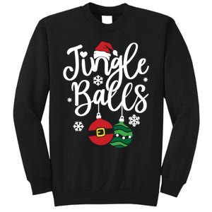 Jingle Balls Tinsel Tits Couples Christmas Matching Couple Sweatshirt