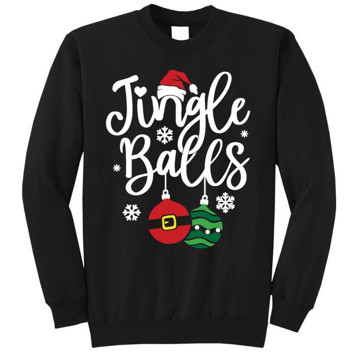 Jingle Balls Tinsel Tits Couples Christmas Matching Couple Sweatshirt