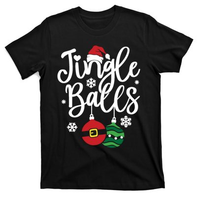 Jingle Balls Tinsel Tits Couples Christmas Matching Couple T-Shirt