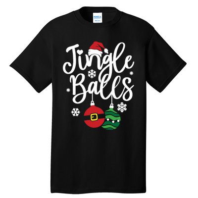 Jingle Balls Tinsel Tits Couples Christmas Matching Couple Tall T-Shirt