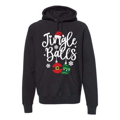 Jingle Balls Tinsel Tits Couples Christmas Matching Couple Premium Hoodie