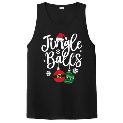 Jingle Balls Tinsel Tits Couples Christmas Matching Couple PosiCharge Competitor Tank