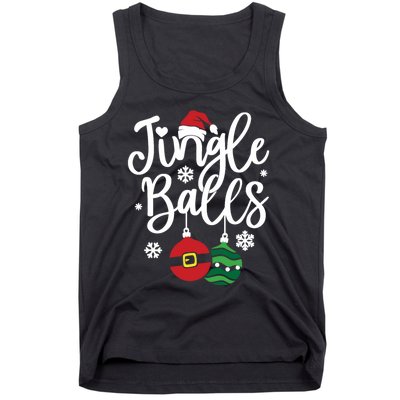 Jingle Balls Tinsel Tits Couples Christmas Matching Couple Tank Top