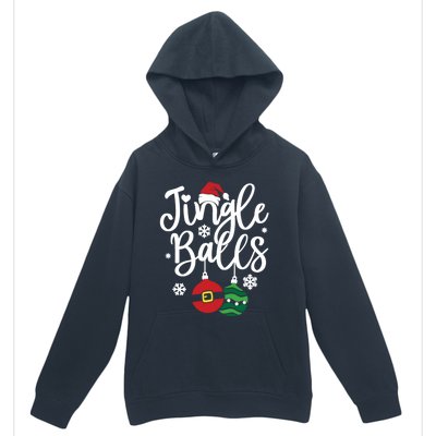 Jingle Balls Tinsel Tits Couples Christmas Matching Couple Urban Pullover Hoodie