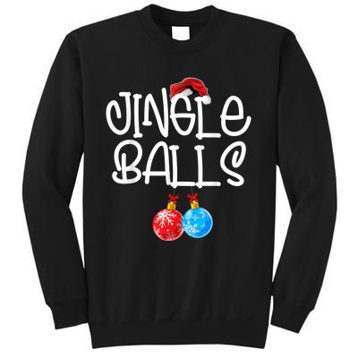 Jingle Balls Tinsel Tits Couple Funny Christmas Matching Sweatshirt