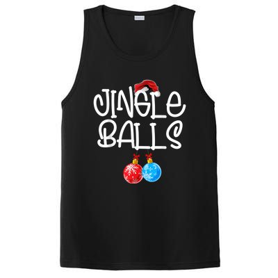 Jingle Balls Tinsel Tits Couple Funny Christmas Matching PosiCharge Competitor Tank