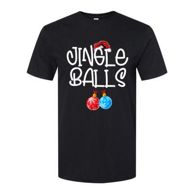 Jingle Balls Tinsel Tits Couple Funny Christmas Matching Softstyle CVC T-Shirt