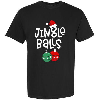 Jingle Balls Tinsel Tits Couple Christmas Couples Matching Garment-Dyed Heavyweight T-Shirt