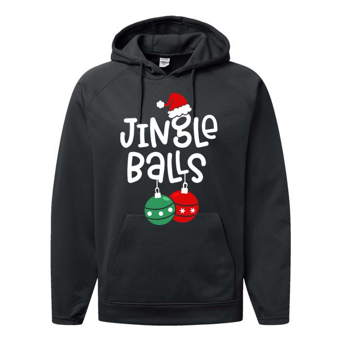 Jingle Balls Tinsel Tits Couple Christmas Couples Matching Performance Fleece Hoodie