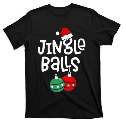 Jingle Balls Tinsel Tits Couple Christmas Couples Matching T-Shirt