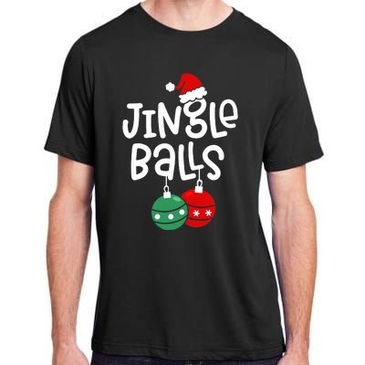 Jingle Balls Tinsel Tits Couple Christmas Couples Matching Adult ChromaSoft Performance T-Shirt