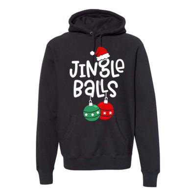 Jingle Balls Tinsel Tits Couple Christmas Couples Matching Premium Hoodie