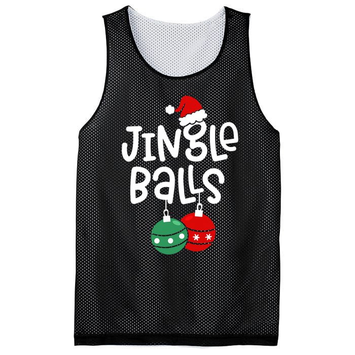 Jingle Balls Tinsel Tits Couple Christmas Couples Matching Mesh Reversible Basketball Jersey Tank