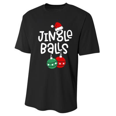 Jingle Balls Tinsel Tits Couple Christmas Couples Matching Performance Sprint T-Shirt