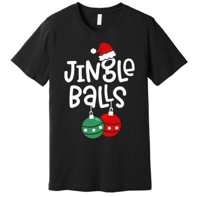 Jingle Balls Tinsel Tits Couple Christmas Couples Matching Premium T-Shirt