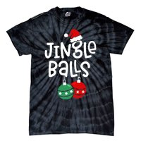 Jingle Balls Tinsel Tits Couple Christmas Couples Matching Tie-Dye T-Shirt