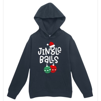 Jingle Balls Tinsel Tits Couple Christmas Couples Matching Urban Pullover Hoodie