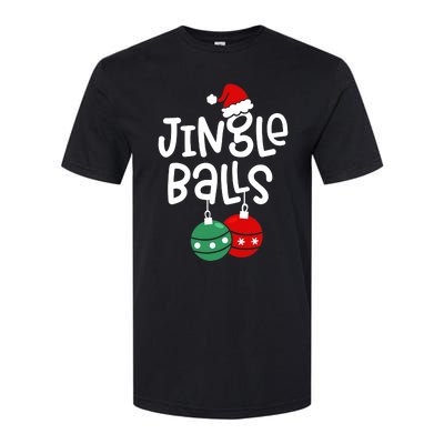 Jingle Balls Tinsel Tits Couple Christmas Couples Matching Softstyle CVC T-Shirt