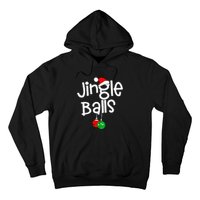 Jingle Balls Tinsel Tits Funny Couple Christmas Pajama Xmas Hoodie