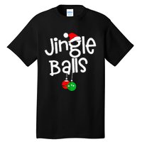 Jingle Balls Tinsel Tits Funny Couple Christmas Pajama Xmas Tall T-Shirt