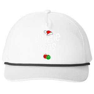 Jingle Balls Tinsel Tits Funny Couple Christmas Pajama Xmas Snapback Five-Panel Rope Hat