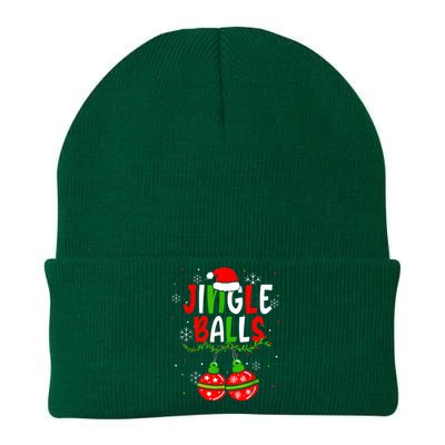 Jingle Balls Tinsel Tits Funny Matching Couple Chestnuts Knit Cap Winter Beanie