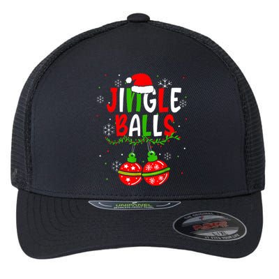 Jingle Balls Tinsel Tits Funny Matching Couple Chestnuts Flexfit Unipanel Trucker Cap