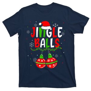 Jingle Balls Tinsel Tits Funny Matching Couple Chestnuts T-Shirt