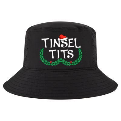 Jingle Balls Tinsel Tits Funny Couple Christmas Pajama Xmas Cool Comfort Performance Bucket Hat