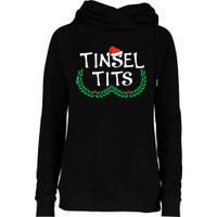 Jingle Balls Tinsel Tits Funny Couple Christmas Pajama Xmas Womens Funnel Neck Pullover Hood