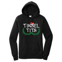 Jingle Balls Tinsel Tits Funny Couple Christmas Pajama Xmas Women's Pullover Hoodie