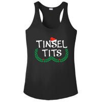 Jingle Balls Tinsel Tits Funny Couple Christmas Pajama Xmas Ladies PosiCharge Competitor Racerback Tank