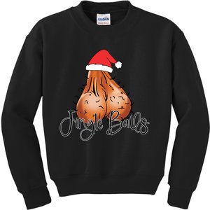 Jingle Balls Tinsel Tits Funny Christmas Matching Couple Kids Sweatshirt