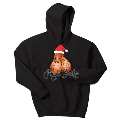 Jingle Balls Tinsel Tits Funny Christmas Matching Couple Kids Hoodie