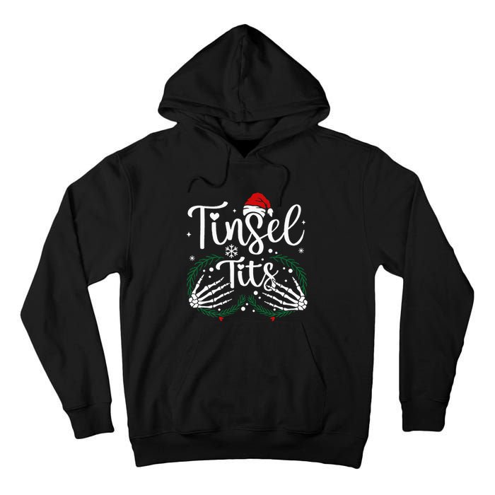 Jingle Balls Tinsel Tits Matching Xmas Couples Tall Hoodie