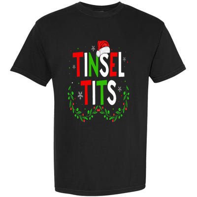 Jingle Balls Tinsel Tits Matching Chestnuts Christmas Couple Garment-Dyed Heavyweight T-Shirt