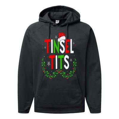 Jingle Balls Tinsel Tits Matching Chestnuts Christmas Couple Performance Fleece Hoodie